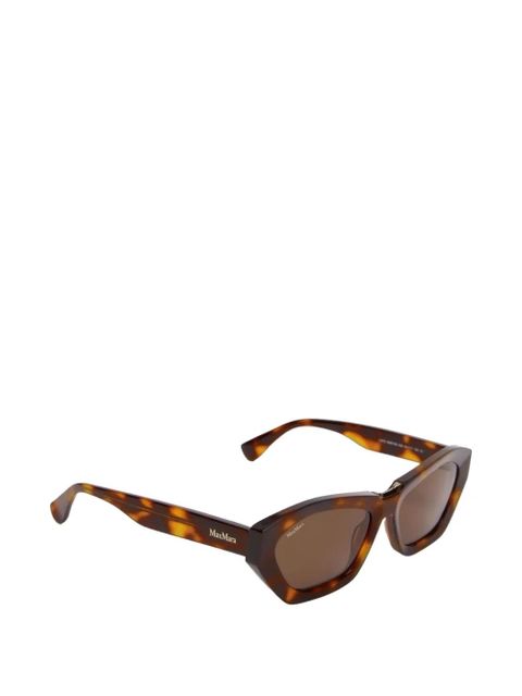Max Mara geometric-frame sunglasses - Brown - zdjęcie produktu nr 2