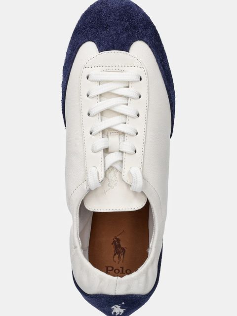 Polo Ralph Lauren sneakersy skórzane Swn Ballerina damskie kolor biały 804972893004