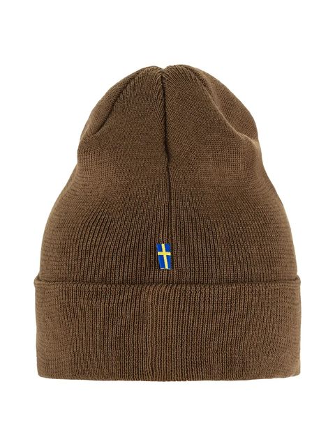 Fjallraven czapka Vardag Classic Beanie kolor brązowy F78141.299 - zdjęcie produktu nr 2