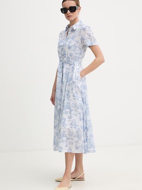 Barbour sukienka letnia bawełniana Wistera - zdjęcie produktu nr 1