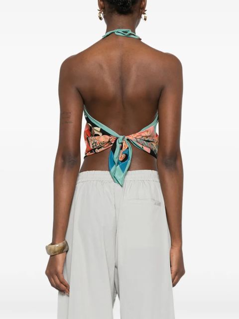 ETRO halterneck top - Pink