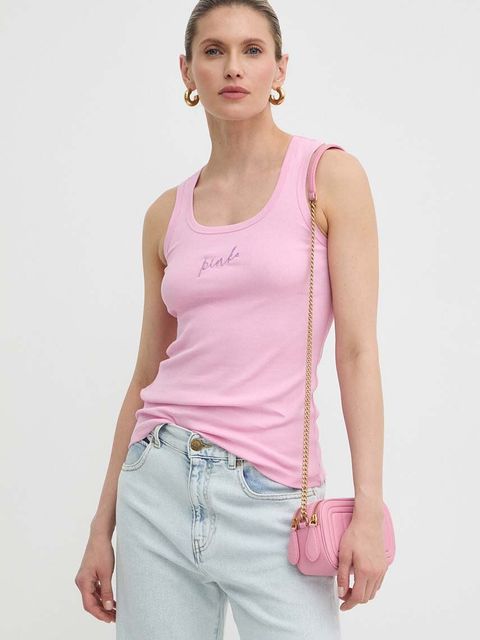Pinko top Answear Exclusive damski kolor różowy 100807 A22R