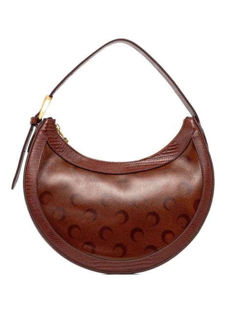 Marine Serre Moon crescent-shape shoulder bag - Brown - zdjęcie produktu nr 1