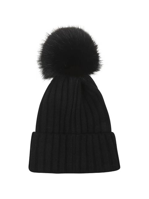 Moncler pom pom beanie hat - Black - zdjęcie produktu nr 2