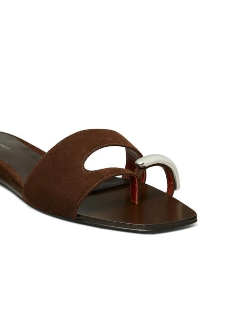 Tory Burch pierced slide - Brown