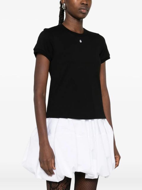 Alexander McQueen logo cotton t-shirt - Black - zdjęcie produktu nr 2