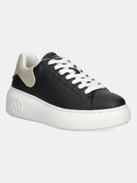 Armani Exchange sneakersy damskie kolor czarny XDX188 XV937 U614