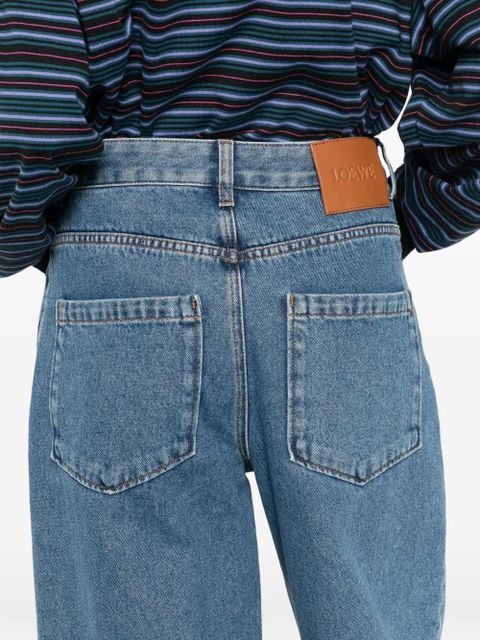 LOEWE logo-embroidered jeans - Blue
