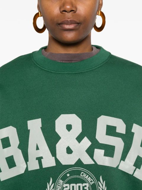 Ba&Sh Fenja logo graphic sweater - Green