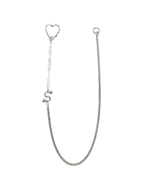 Sportmax heart-motif chain - Silver - zdjęcie produktu nr 1