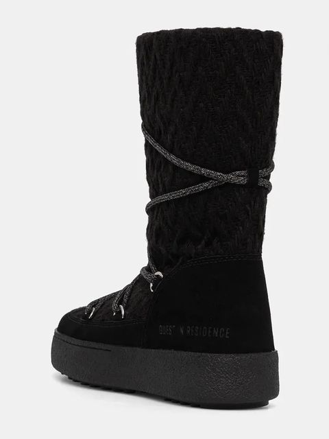 Moon Boot śniegowce MB X GIR LTRACK KNIT kolor czarny 80D2450230-N001