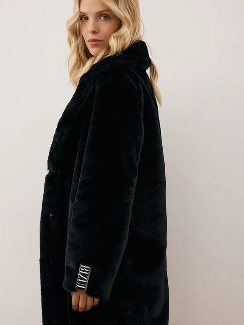 Bizuu płaszcz LIVORNO kolor czarny LIVORNO CZARNY