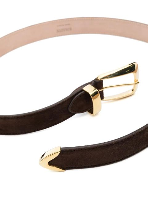 KHAITE buckled leather belt - Brown - zdjęcie produktu nr 2