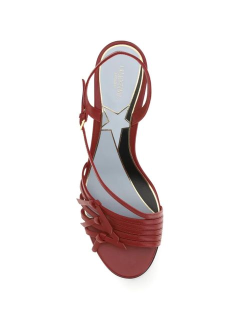Valentino Garavani nodine t-strap sandals - Red