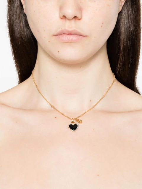 Dolce & Gabbana crystals heart-charm necklace - Gold - zdjęcie produktu nr 2