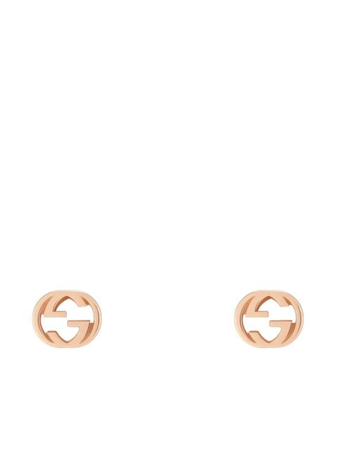 Gucci Interlocking earrings - Pink - zdjęcie produktu nr 2