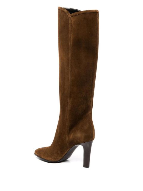 Saint Laurent Lady tall boots - Brown
