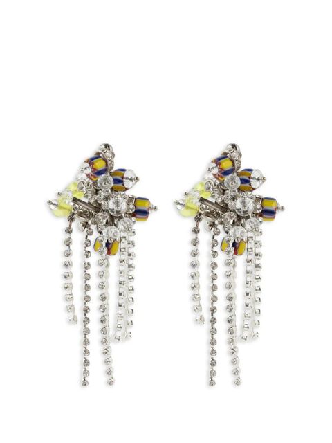 DRIES VAN NOTEN beaded earrings - Yellow - zdjęcie produktu nr 1