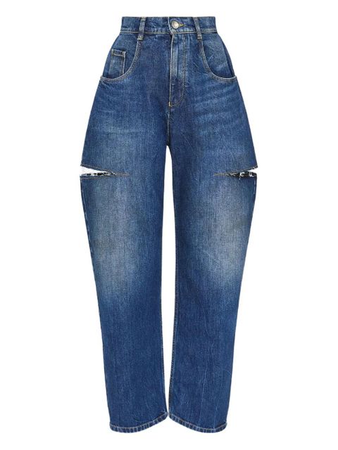 Maison Margiela cut-out jeans - Blue - zdjęcie produktu nr 1