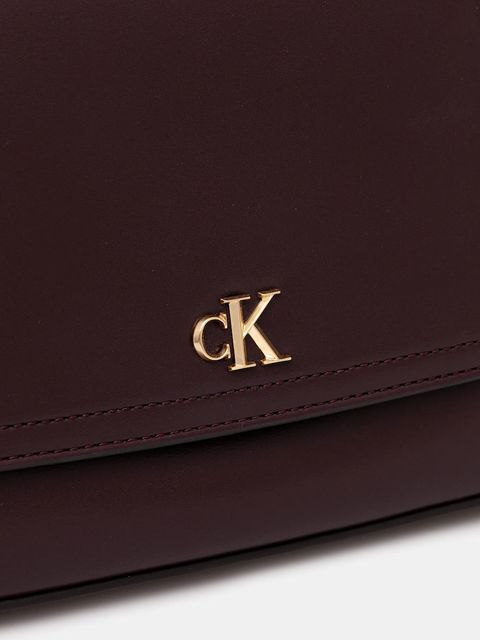 Calvin Klein torebka kolor bordowy LV04F3171G