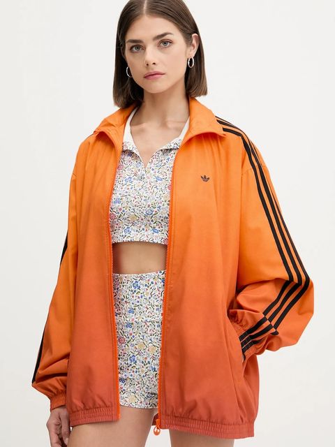 adidas Originals bluza damska kolor pomarańczowy z aplikacją JW7259 - zdjęcie produktu nr 1