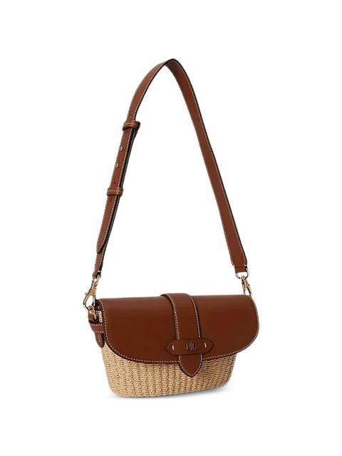 Lauren Ralph Lauren Lynden buckle textured tote bag - Neutrals