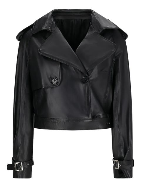 Alessandra Rich double-breasted bomber jacket - Black - zdjęcie produktu nr 1