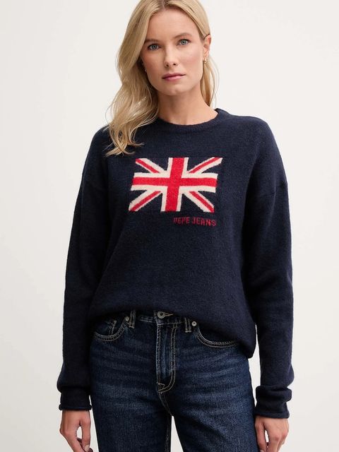 Pepe Jeans sweter damski kolor granatowy PL7000058 - zdjęcie produktu nr 1