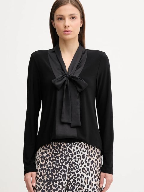 Joseph Ribkoff bluzka damska kolor czarny gładka 253003 - zdjęcie produktu nr 1