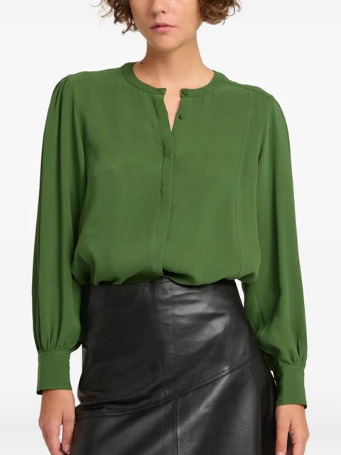 Yves Salomon silk shirt - Green
