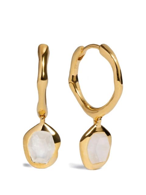 Monica Vinader Odyssey moonstone earrings - Gold - zdjęcie produktu nr 1