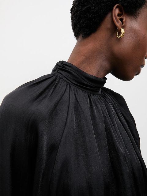 Answear.LAB bluzka damska kolor czarny gładka