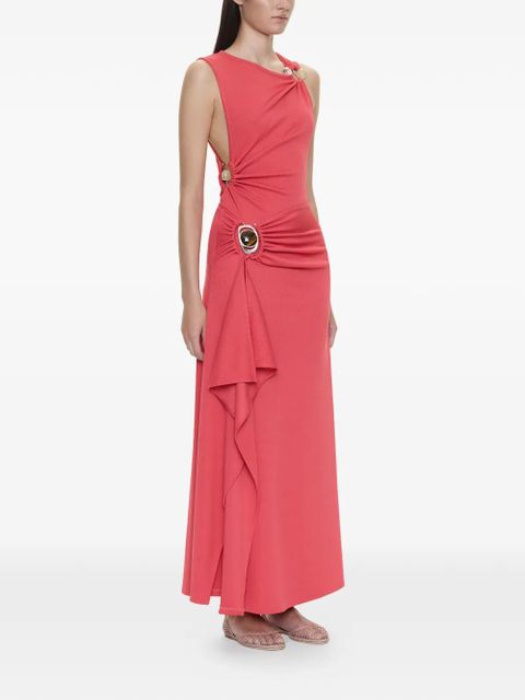 Christopher Esber Occhio Crystal Cascade skirt - Pink - zdjęcie produktu nr 2