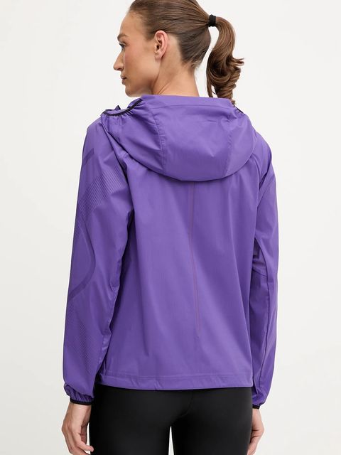 adidas by Stella McCartney kurtka treningowa kolor fioletowy JX9082
