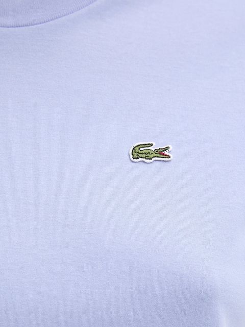 Lacoste t-shirt bawełniany damski kolor niebieski TF7215