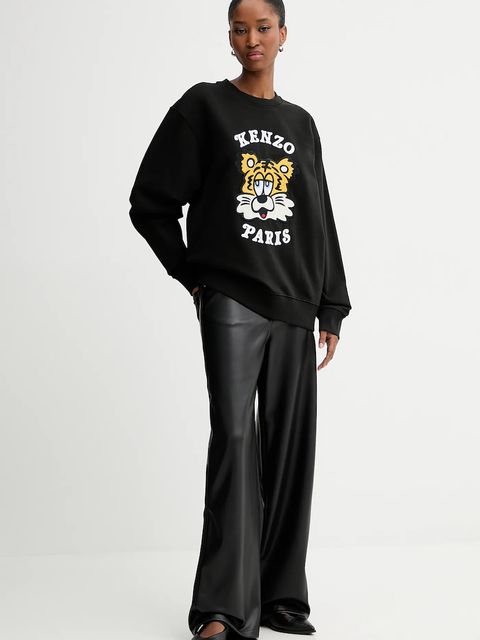 Kenzo bluza bawełniana x Verdy kolor czarny z aplikacją FF58SW2394MF.99J