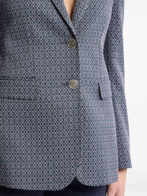 ETRO single-breasted blazer - Blue