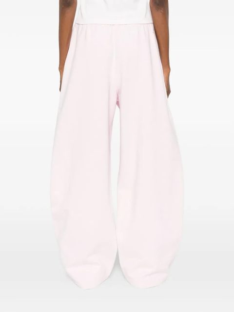 Alexander Wang rhinestone-drawstring track pants - Pink