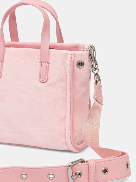 Juicy Couture torebka Iris Velvet kolor różowy BIJIR8945WZC