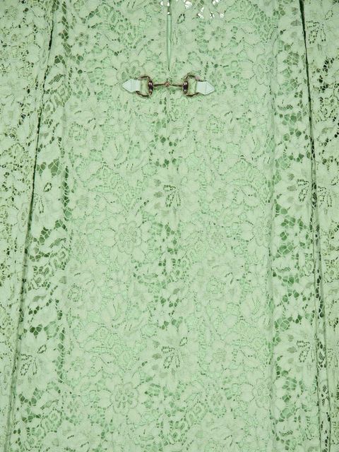 Gucci guipure-lace dress - Green