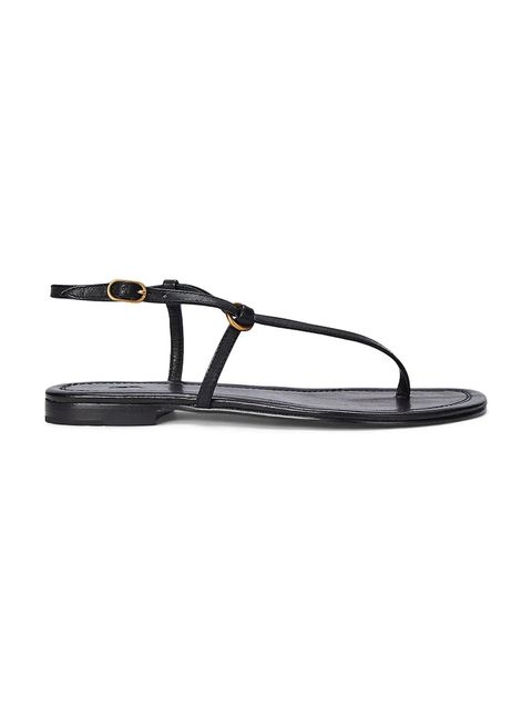 Polo Ralph Lauren sandały skórzane Plo Rng Br Sandal damskie kolor czarny 818932586002 - zdjęcie produktu nr 1