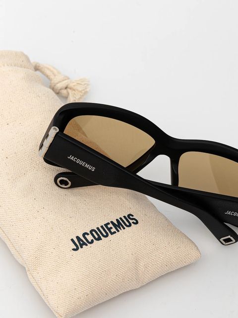 Jacquemus okulary przeciwsłoneczne CROISIERE kolor czarny JAC60C5SUN - zdjęcie produktu nr 2