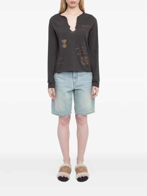 Zadig&Voltaire long-sleeve T-shirt - Brown