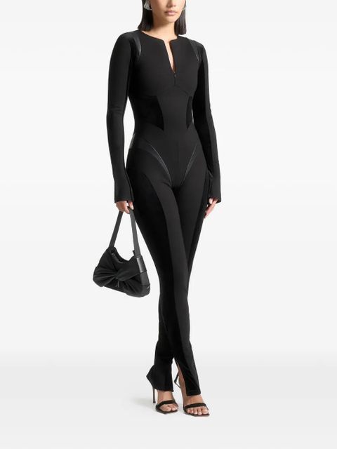 Manière De Voir bandage contour jumpsuit - Black