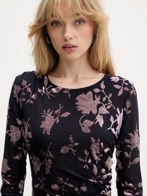 Desigual sukienka MEDORA kolor granatowy mini dopasowana 25WWVK27