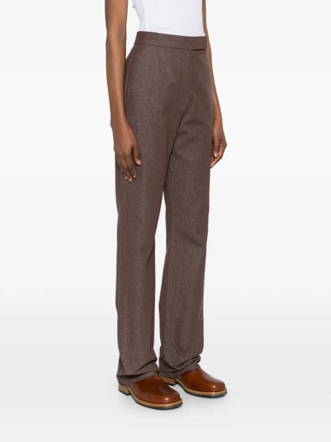 Sportmax button-fastening trousers - Brown