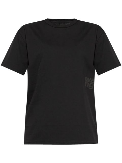 Alexander Wang logo-print cotton T-shirt - Black - zdjęcie produktu nr 1