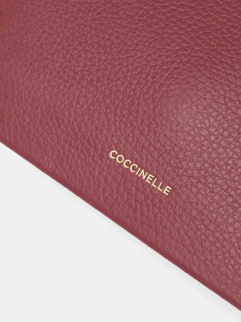 Coccinelle torebka skórzana kolor bordowy E5 S00 55 02 01