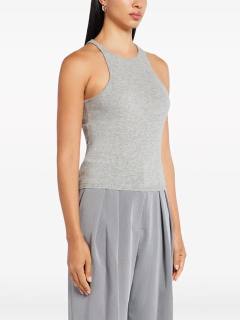 STAUD Ayana ribbed-knit tank top - Grey