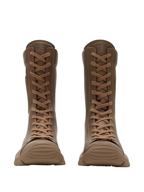 Burberry leather Tone boots - Brown
